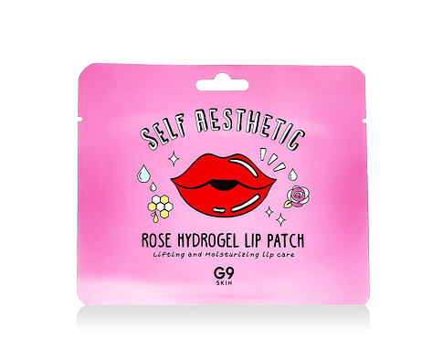 Balzám na rty G9SKIN Self Aesthetic Rose Hydrogel Lip Patch 3 g