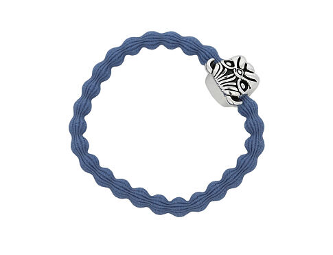 Gumička na vlasy By Eloise London Bling Charms Dog Dove Blue 1 ks