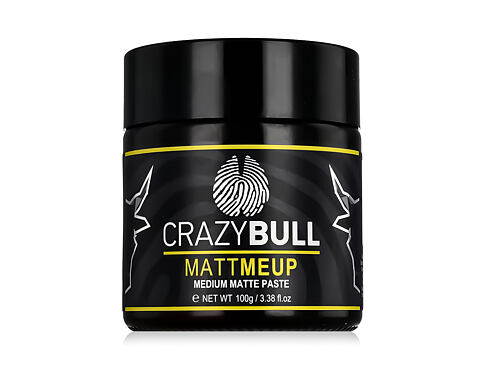 Krém na vlasy Crazy Bull MattMeup Medium Matte Paste 100 g