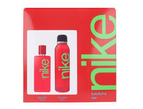 Toaletní voda Nike Perfumes Red Man 100 ml poškozená krabička Kazeta