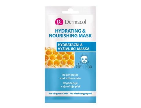 Pleťová maska Dermacol Hydrating & Nourishing Mask 15 ml