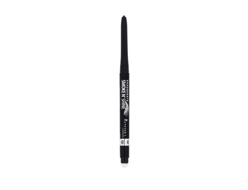 Tužka na oči Rimmel London Exaggerate Smoke N Shine 0,28 g 001 Little Black Smokey
