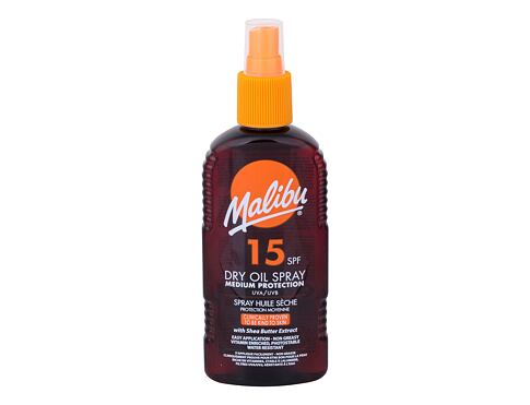 Opalovací přípravek na tělo Malibu Dry Oil Spray SPF15 200 ml