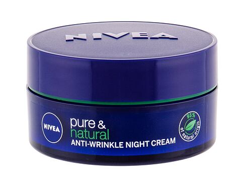 Noční pleťový krém Nivea Pure & Natural Anti-Wrinkle 50 ml