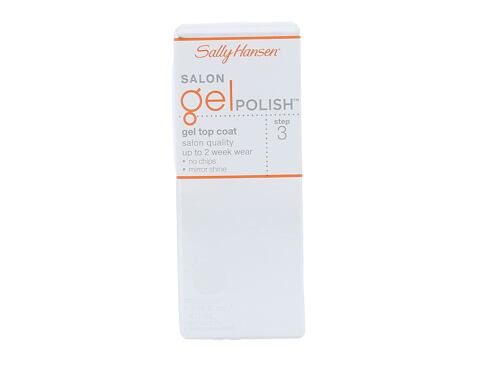 Lak na nehty Sally Hansen Salon Gel Polish Step 3 Gel Top Coat 4 ml poškozená krabička