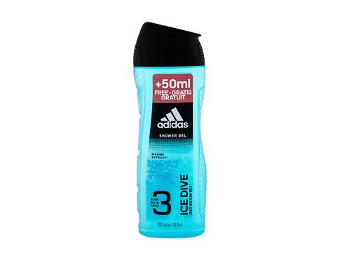 Sprchový gel Adidas Ice Dive 3in1 300 ml