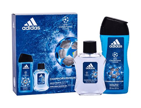 Toaletní voda Adidas UEFA Champions League 100 ml poškozená krabička Kazeta
