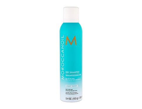 Suchý šampon Moroccanoil Dry Shampoo Light Tones 205 ml poškozený flakon
