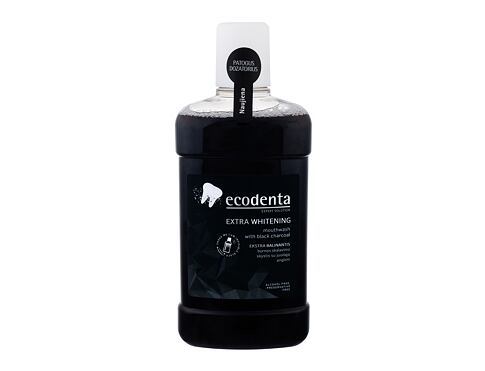 Ústní voda Ecodenta Mouthwash  Extra Whitening 500 ml poškozený flakon