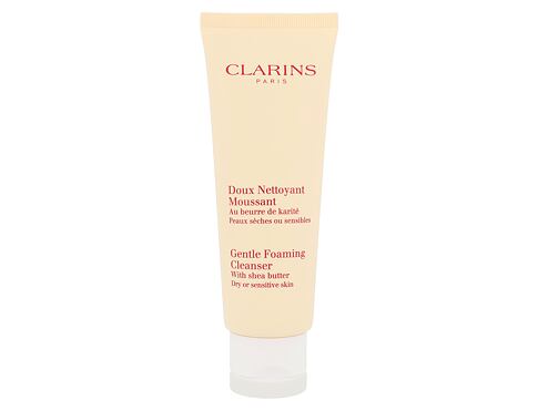 Čisticí pěna Clarins Gentle Foaming Cleanser Dry Skin 125 ml poškozená krabička