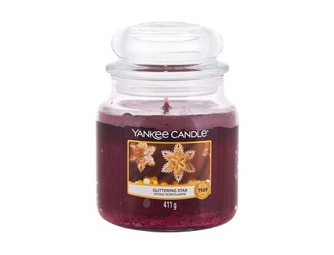 Vonná svíčka Yankee Candle Glittering Star 411 g poškozený obal