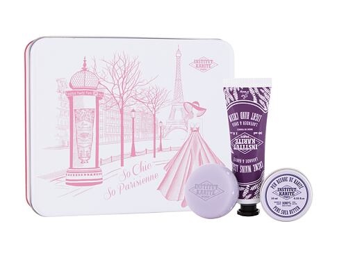 Krém na ruce Institut Karité Light Hand Cream Lavender & Shea 30 ml Kazeta