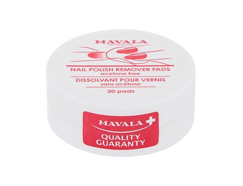 Odlakovač nehtů MAVALA Nail Polish Remover Pads 30 ks