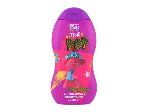 Šampon DreamWorks Trolls World Tour  2in1 Shampoo & Conditioner 400 ml