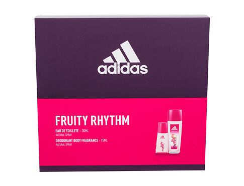 Toaletní voda Adidas Fruity Rhythm For Women 30 ml poškozená krabička Kazeta