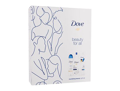 Sprchový gel Dove Nourishing Beauty Gift Set 250 ml poškozená krabička Kazeta