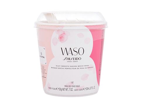 Pleťové sérum Shiseido Waso Silky Smooth Sakura Mochi Mask 20 g poškozená krabička