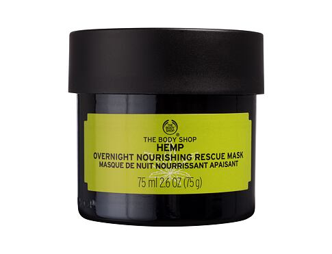 Pleťová maska The Body Shop Hemp Overnight Nourishing Rescue Mask 75 ml