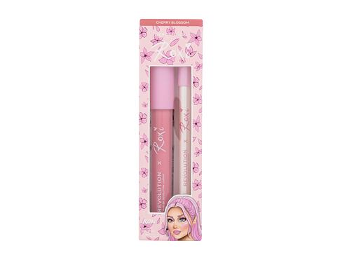 Lesk na rty Makeup Revolution London x Roxi Lip Kit 3 ml Cherry Blossom Kazeta