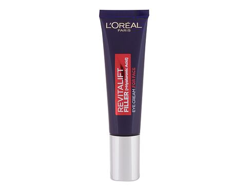 Oční krém L'Oréal Paris Revitalift Filler HA 30 ml poškozená krabička