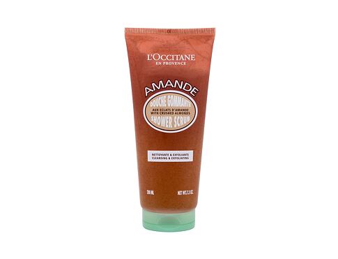 Tělový peeling L'Occitane Almond (Amande) Shower Scrub 200 ml poškozený obal
