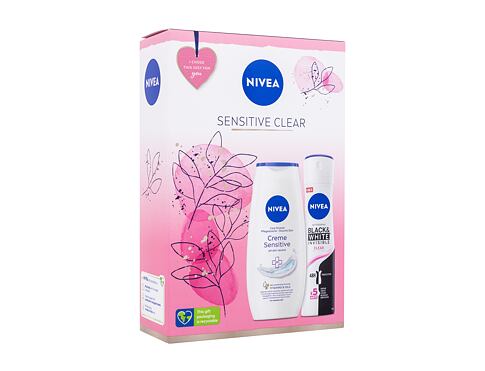 Sprchový krém Nivea Sensitive Clear 250 ml poškozená krabička Kazeta