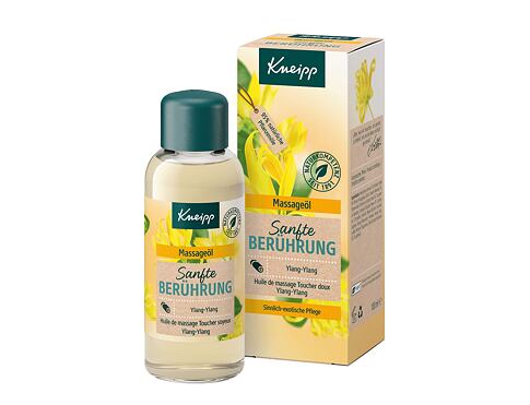 Masážní přípravek Kneipp Gentle Touch Massage Oil Ylang-Ylang 100 ml poškozená krabička