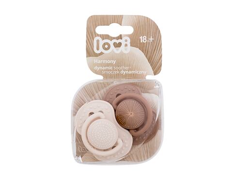 Dudlík LOVI Harmony Dynamic Soother Girl 18m+ 2 ks