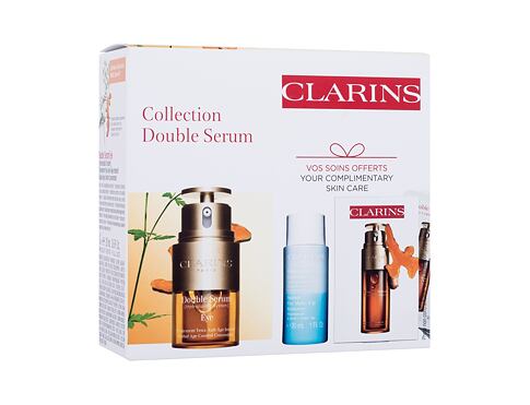 Oční sérum Clarins Double Serum Collection 20 ml poškozená krabička Kazeta