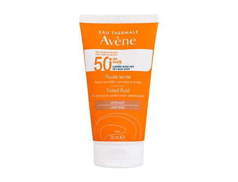 Opalovací přípravek na obličej Avene Sun Tinted Fluid SPF50+ 50 ml