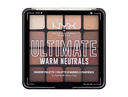 Oční stín NYX Professional Makeup Ultimate Warm Neutrals 12,8 g