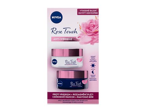 Denní pleťový krém Nivea Rose Touch 50 ml poškozená krabička Kazeta
