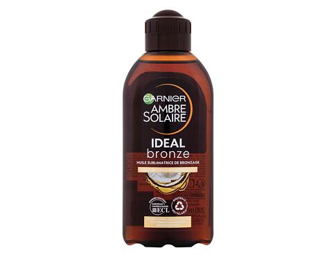 Tělový olej Garnier Ambre Solaire Ideal Bronze Body Oil 200 ml poškozený flakon