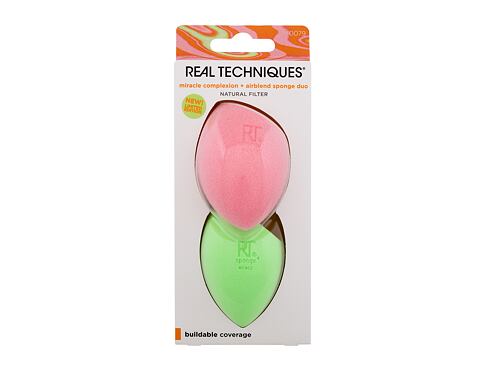 Aplikátor Real Techniques Miracle Complexion Sponge Duo 1 ks poškozená krabička Kazeta