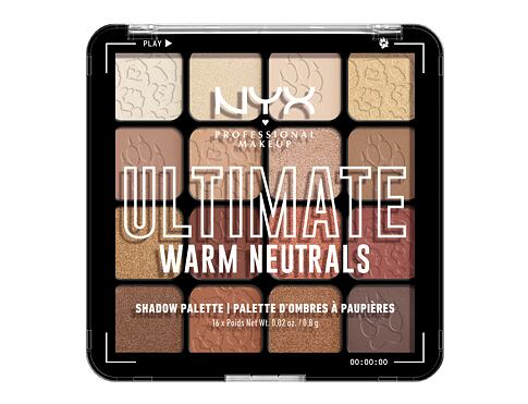 Oční stín NYX Professional Makeup Ultimate Warm Neutrals 12,8 g