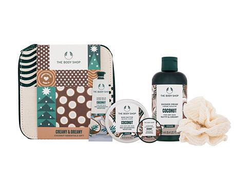 Sprchový krém The Body Shop Coconut  Creamy & Dreamy 250 ml Kazeta