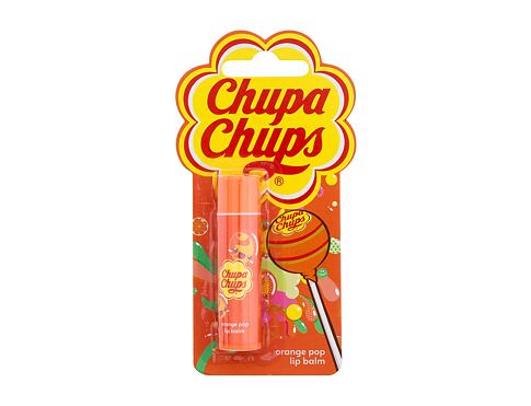 Balzám na rty Chupa Chups Lip Balm Orange Pop 4 g