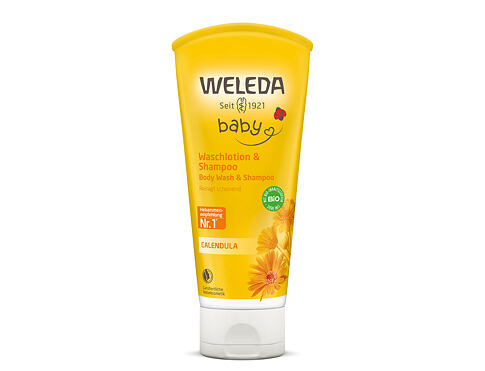 Šampon Weleda Baby Calendula Shampoo And Body Wash 200 ml