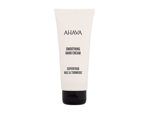 Krém na ruce AHAVA Superfood Kale & Turmeric Smoothing Hand Cream 100 ml
