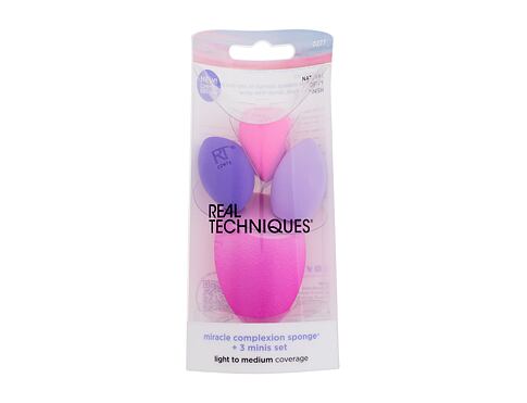 Aplikátor Real Techniques Miracle Complexion Sponge + 3 Minis Set 1 ks