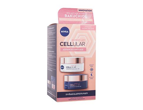 Denní pleťový krém Nivea Cellular Expert Lift Advanced Anti-Age Duo Pack 50 ml poškozená krabička Kazeta