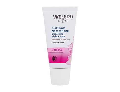 Noční pleťový krém Weleda Wild Rose Smoothing Night Cream 30 ml poškozená krabička