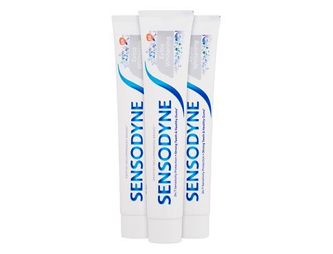 Zubní pasta Sensodyne Extra Whitening Trio 3x75 ml poškozený obal