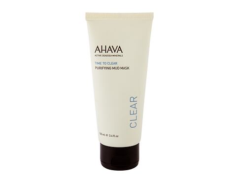 Pleťová maska AHAVA Clear Time To Clear 100 ml poškozená krabička