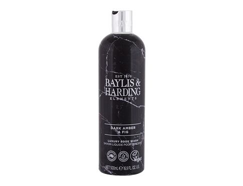 Sprchový gel Baylis & Harding Elements Dark Amber & Fig 500 ml poškozený flakon