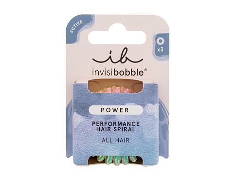 Gumička na vlasy Invisibobble Power Performance Hair Spiral 3 ks Magic Rainbow