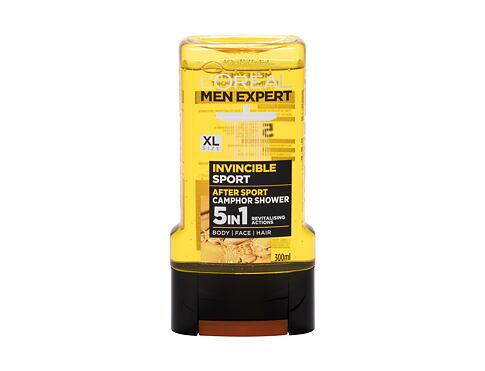 Sprchový gel L'Oréal Paris Men Expert Invincible Sport 5 in 1 300 ml poškozený flakon