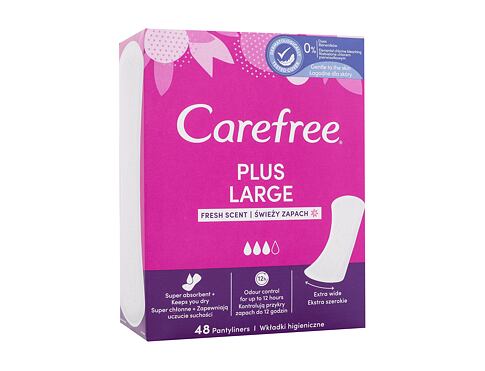 Slipová vložka Carefree Plus Large Fresh Scent 48 ks poškozená krabička