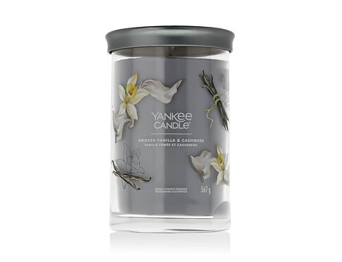 Vonná svíčka Yankee Candle Signature Smoked Vanilla & Cashmere Tumbler 567 g