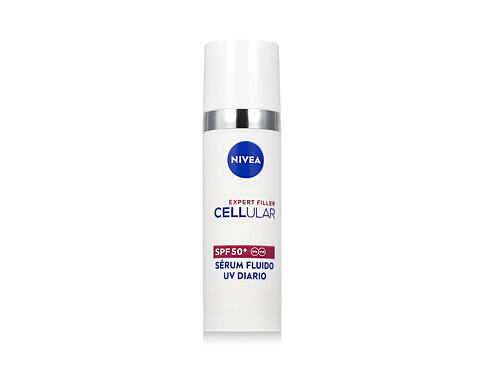 Opalovací přípravek na obličej Nivea Cellular Expert Filler Daily UV Serum Fluid SPF50+ 30 ml